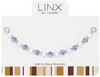 Silver Blue Saphire Facets & Pearls LINX Add-On