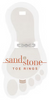 Silver Floating CZ Band Sand & Stone Toe Ring