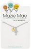 Silver Two-Tone Cross & Mini Heart MM Necklace