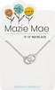Silver Interlocking Circles Mazie Mae Necklace