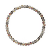 Purple to Gray Transitioning Stretchy Facet Mila Bracelet