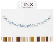 Silver Transitioning White to Blue Facet LINX Add-on