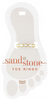 Gold Infinity White Diamond Sand & Stone Toe Ring