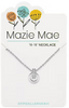 Silver Interlocking Duo Drop MM Necklace