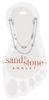 Silver Seaglass Duo Chain Anklet