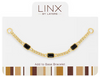 Gold Chunky Chain Jet Black Solitaire LINX Add-on