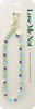 Gold Blue & Green Beaded Phone Wristlet