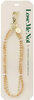 Gold Vintage Rose Facet Duo Chain Phone Wristlet