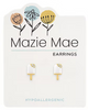 Gold Popsicle Stud MM Earring