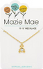 Gold Teddy Bear Mazie Mae Necklace