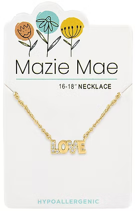 Gold Love MM Necklace