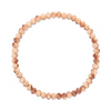 Peach Transitioning Stretchy Facet Mila Bracelet