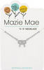 Silver CZ Bow Mazie Mae Necklace