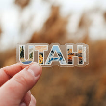 Utah Clear Sticker