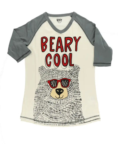 Beary Cool V-Neck Nightshirt