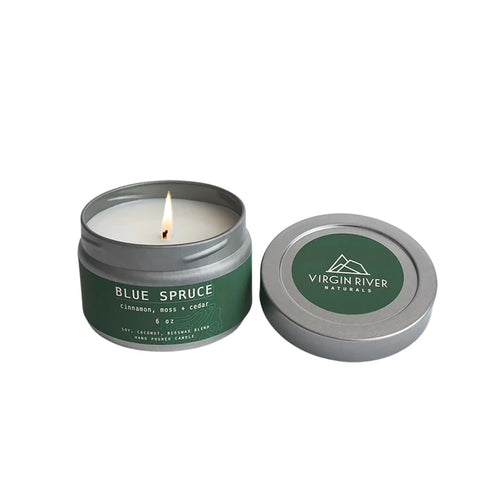 Blue Spruce Travel Tin Candle