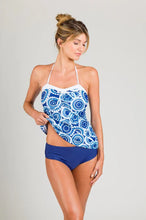 W Spiral Burst Tankini Singles