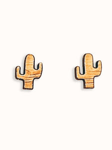 Cactus Bamboo Earrings