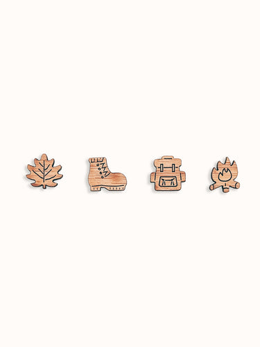 Camp Set Bamboo Earrings*