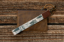 Woodland Landscape Wristlet Keychain