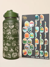 50 States Bucket List Bottle