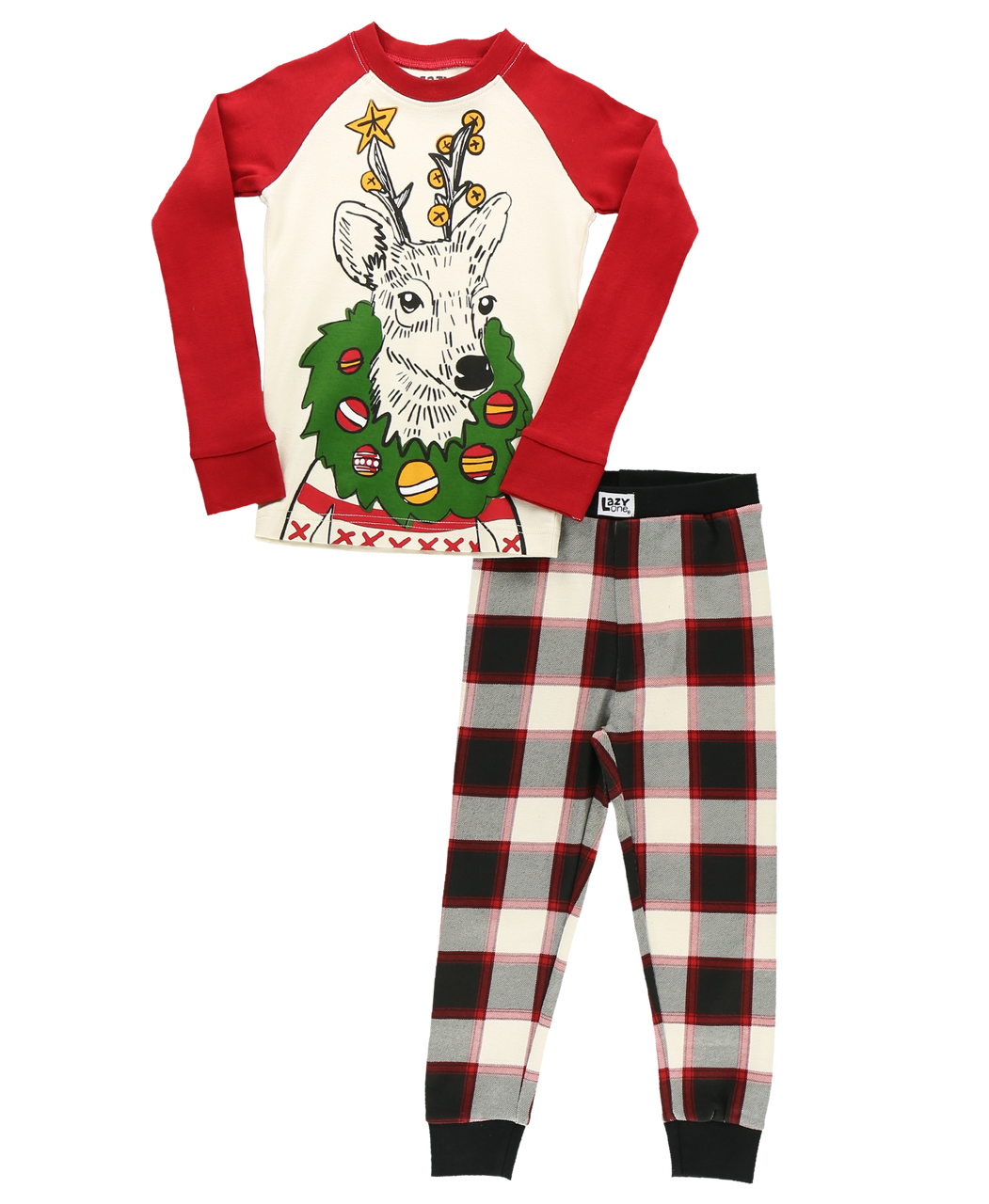 Deer Christmas K Long Sleeve PJ's