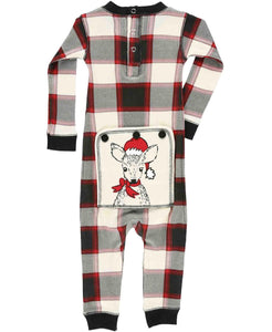 Deer Christmas Infant Onesie Flapjack