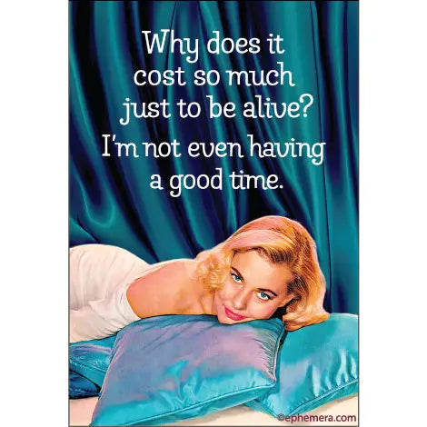 Why Does It Cost So Much to be Alive Magnet