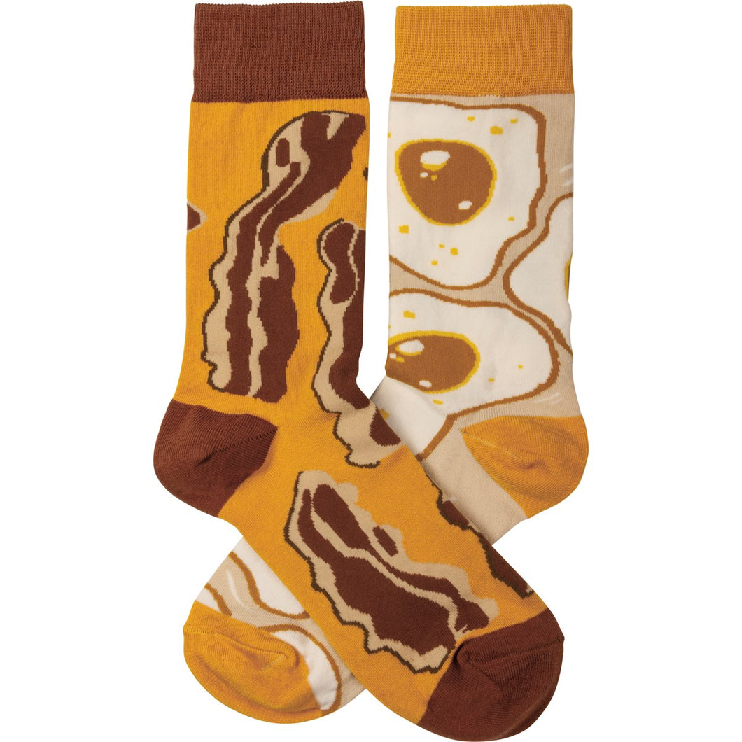Bacon and Eggs - Crew Socks