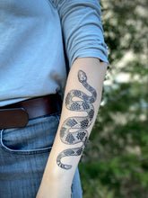 Rattlesnake Temporary Tattoo