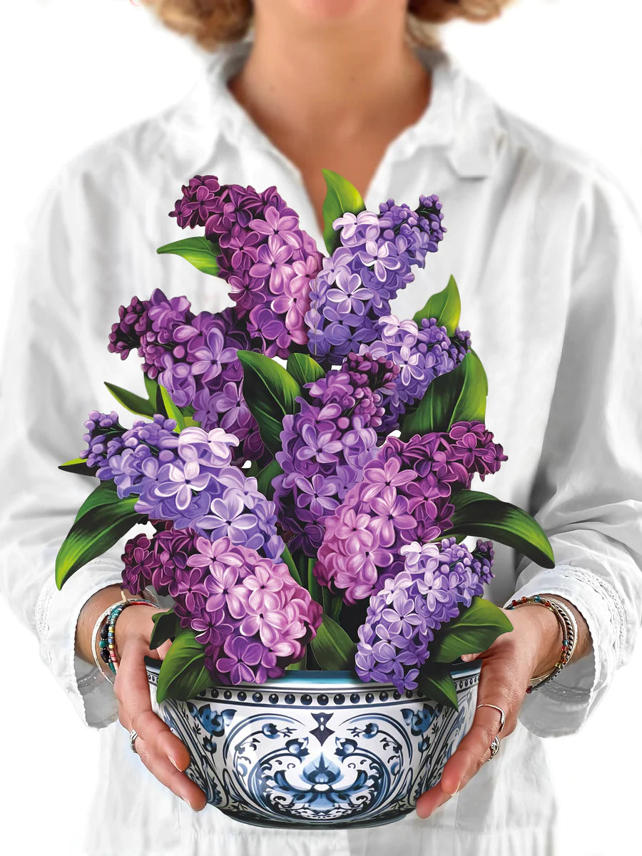 Garden Lilacs Paper Flower Arrangement