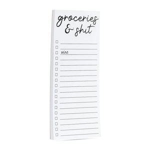 Groceries & Shit List Pad