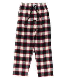 Black Plaid M Flannel PJ Pants