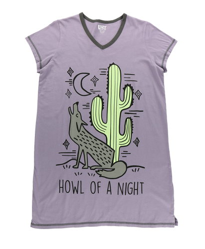 Howl of a Night V-Neck Nightshirt