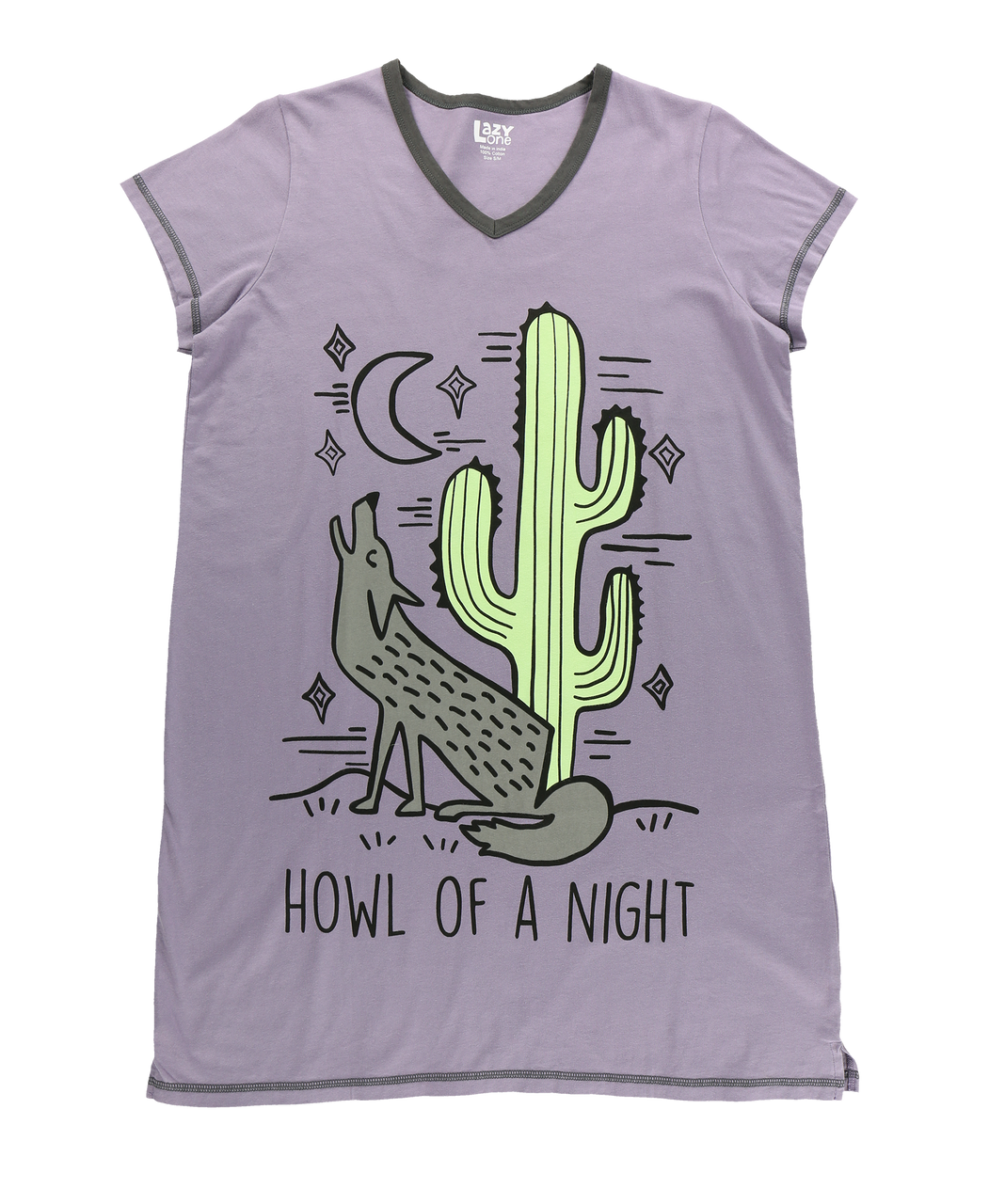 Howl of a Night V-Neck Nightshirt