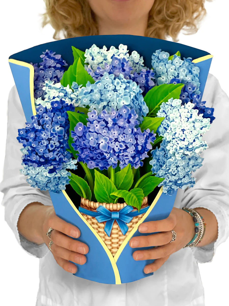 Nantucket Hydrangea Paper Flower Arrangement