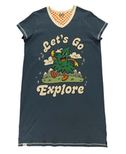 Let's Go Explore V-Neck Nightshirt