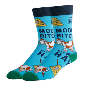 Mooo Over - Men's Crew Socks