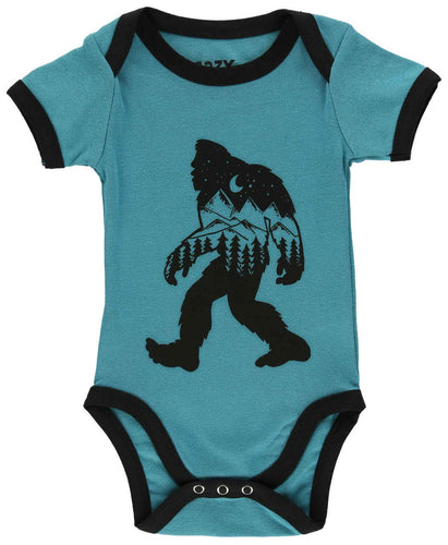 Bigfoot Scene Onesie