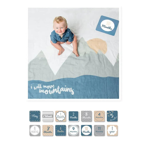50% OFF SALE Baby's First Year Blanket Card Set