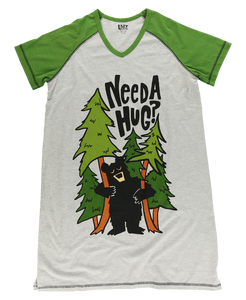 Need a Hug? V-Neck Nightshirt