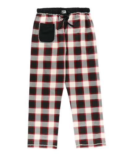 Black Plaid W Regular Fit PJ Pant