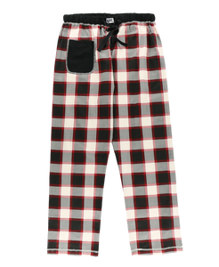 Black Plaid W Regular Fit PJ Pant