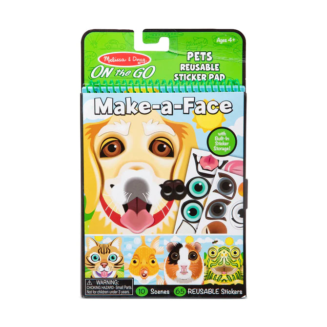Make a Face Reusable Sticker Pad