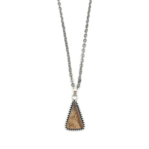 Kashi Semi-Precious Large Stone Necklace