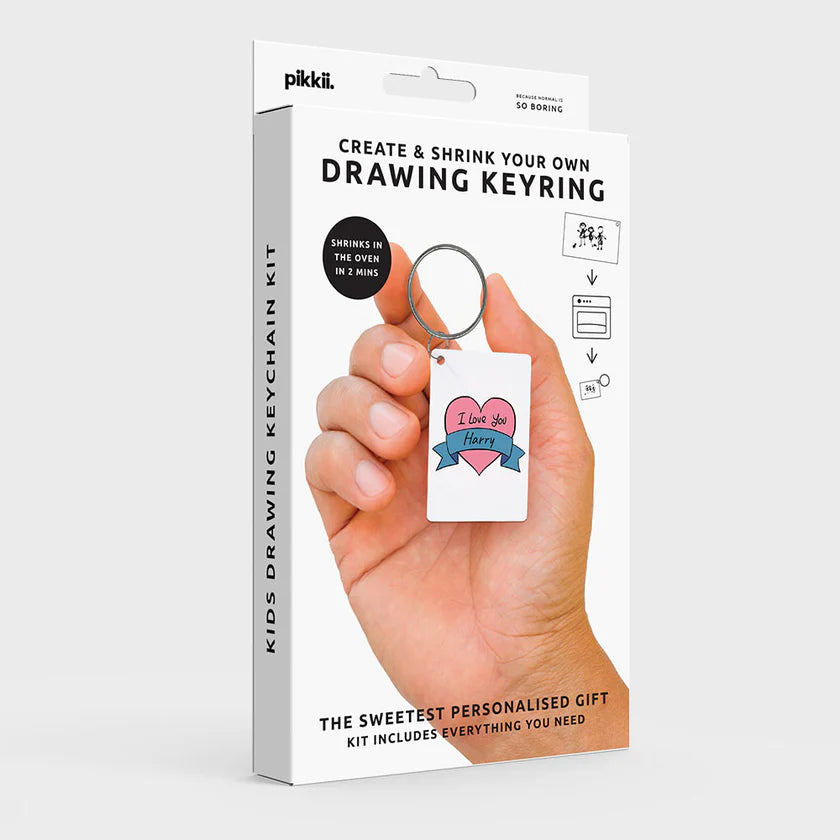 Drawing Keychain Shrink Kit