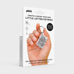 Little Letter Keychain Shrink Kit
