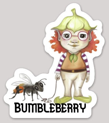 raguS and yenoH Bumbleberry Sticker