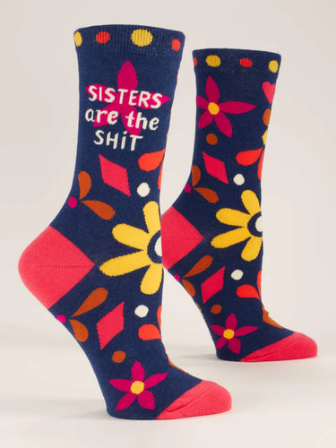 Sisters Are the Shit - Women's Crew Socks