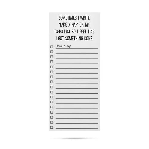 Take a Nap List Pad